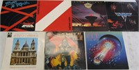 Lot of 7 Vintage Records Journey - Van Halen