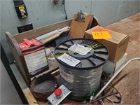 Tool Bench Contents - 1,000' cable, misc.