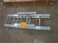 2 Small Sections of Aluminum Electrical Tract
