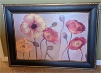Floral Framed Art Print, 44.5"W x 32.5"T