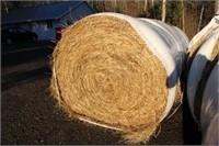 (4) Large Round Bales of Hay