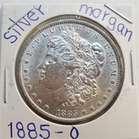 37 - 1885 "O" SILVER MORGAN DOLLAR
