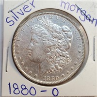 39 - 1880 "O" SILVER MORGAN DOLLAR