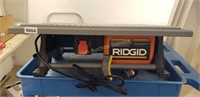 Ridgid (info below) 7" tile saw, works