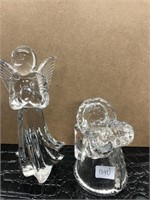 Lot of Two Glass Figurines