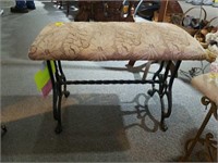 ANTIQUE CAST IRON BENCH