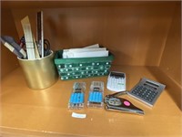 Gift cards for every occasion, calculators, pens