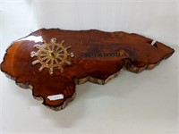 Solid Wood "Honduras" Clock