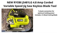 RYOBI Corded Variable Speed Jig Saw Tool