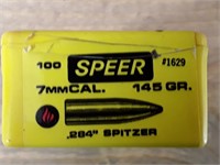 SPEER .284 SPITZER 7 MM 145 GR #1629