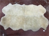 Genuine Sheep Skin Rug 72" x 44"