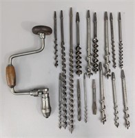 Ratcheting Hand Brace With Bits
