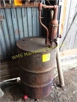 Oil Drum and Pump