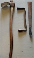 3 Antique Tools