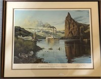 Signed Framed Print "Citadel Rock" by Gary Lucy