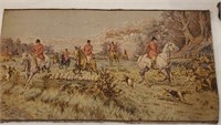 Antique Tapestry of Fox Hunting