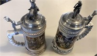 (2) Coors Rodeo Series Steins