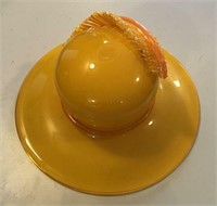 Glass Orange Hat