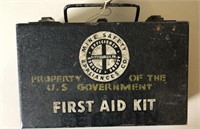 US Government first aid kit box only