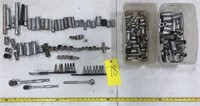 Various Sockets, Ratchets, Extensions, Swivels & s