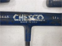 Chesco T handle Allen keys & Ratchet Wrenches
