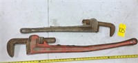 Ridgid 48 inch Pipe Wrench & Large Pipe Wrench