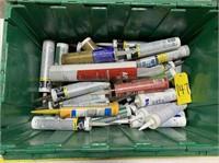 Several tubes of, Caulk, Sealer, Adhesives ect