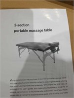 #2 Pregwell BURGUNDY Foldable massage bed
