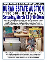Gay Duran Estate Auction