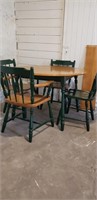 Solid Maple Table with 4 Chairs