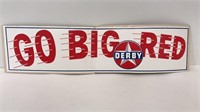 “Go Big Red” Derby bumper sticker-approx 14.5”