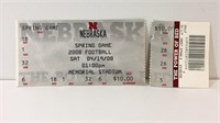2008 Nebraska Football- Spring Game ticket