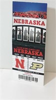 2016 Nebraska vs Purdue ticket- has crease