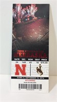 2016 Nebraska vs Wyoming ticket-near mint