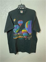 Vintage Hot Air Balloon Big Print Shirt