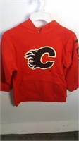 Kids S (7-8) red Flames hoodie