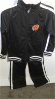Kids S (7-8)black Flames track suit