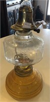 Glass Oil Lamp Electrified