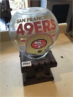 San Francisco 49ers Candy Peanut Dispenser