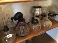 Glass Vacuum Coffee Pots and all pictured