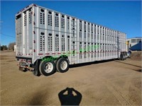 2001 Wilson Aluminum Cattle Trailer 50'