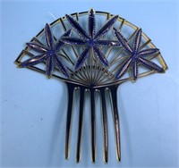 Fabulous early hair comb made from early plastic 7