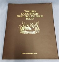 1983 Duck stamp first day issued portfolio