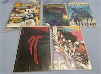 Assorted DC comic books and 2 magazines covering t