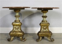 Neapolitan Style Marble Topped Tables, 19th C.