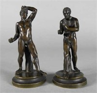 Miniature Classical Bronze Figures, 19th C.