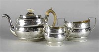 George IV Sterling Silver Tea Service, T.Harper II