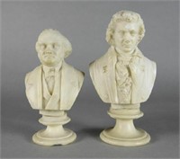 Alabaster Busts, Early 20th C.