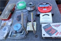 Misc. Tools Weed Eater String, Welding Wire Etc