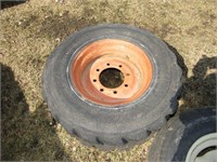 12x16.5 SKID STEER TIRE AND RIM